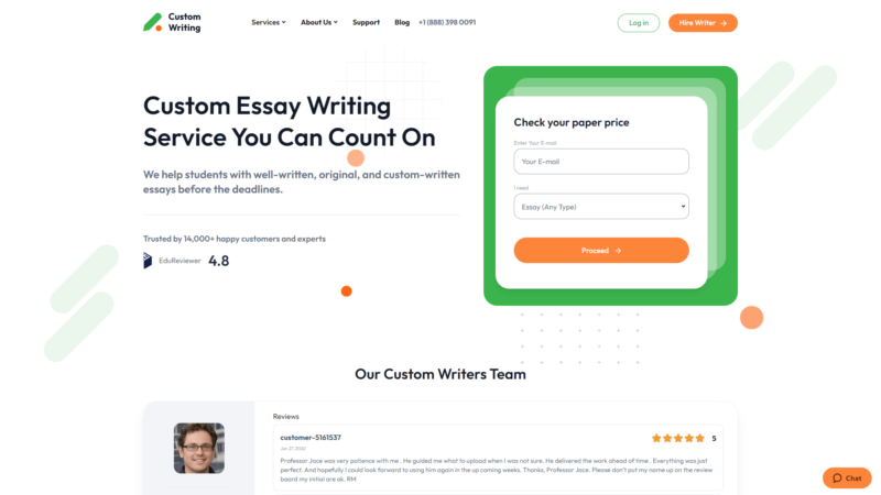 Customwriting.com Review for Those Who Search for the Top-Quality Writing Service