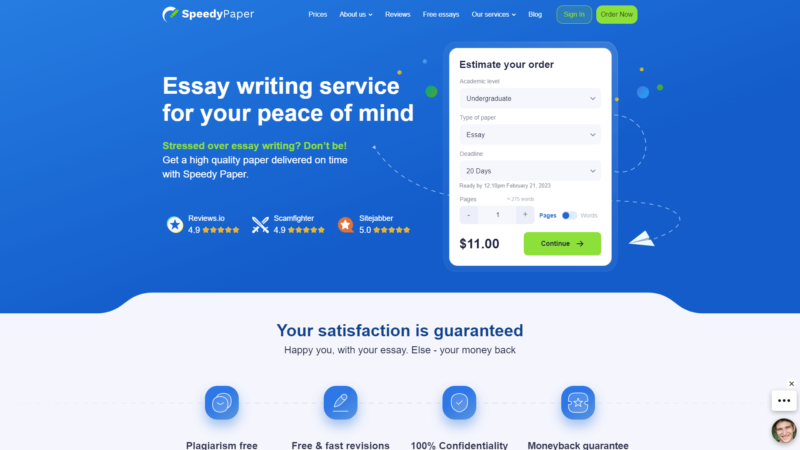 The Service That Helped Me Improve My Performance - My Speedypaper.com Review